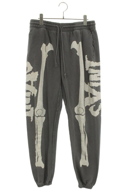 SAINT MICHAEL ORN Bone Print Sweatpants Black/White Size S