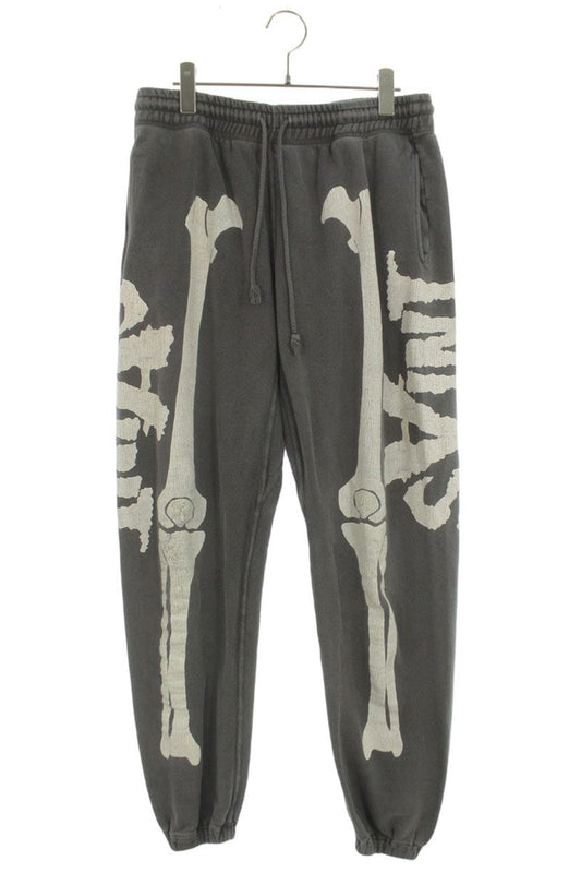 SAINT MICHAEL ORN Bone Print Sweatpants Black/White Size S