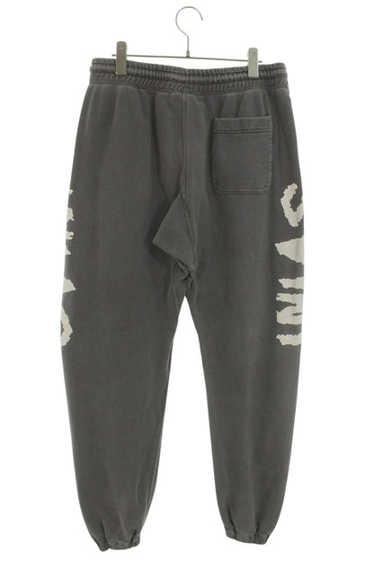 SAINT MICHAEL ORN Bone Print Sweatpants Black/White Size S