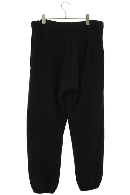 Chrome Hearts Black Logo Embroidered Cashmere Pants Size L