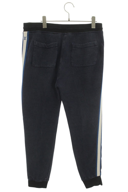 LOUISVUITTON 18AW Sideline Cotton Sweatpants Navy Size M
