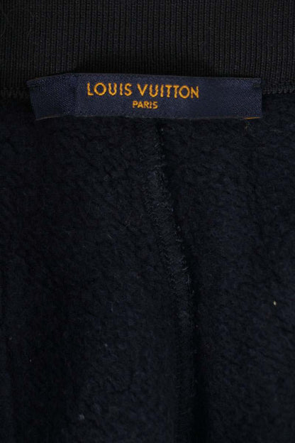 LOUISVUITTON 18AW Sideline Cotton Sweatpants Navy Size M