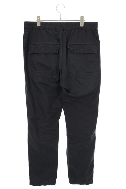 Rick Owens Cotton Drawstring Easy Pants Black Size 52