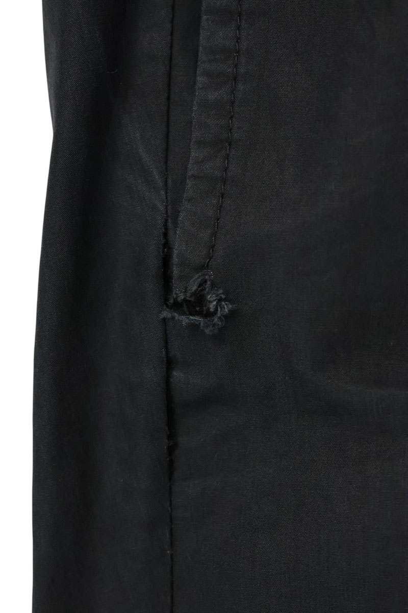 Rick Owens Cotton Drawstring Easy Pants Black Size 52