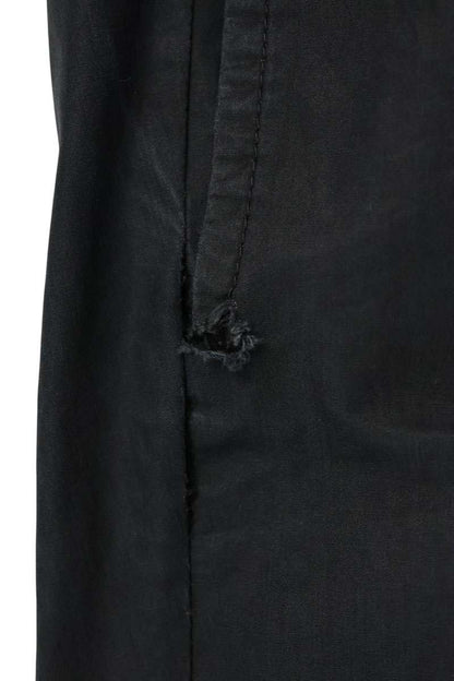 Rick Owens Cotton Drawstring Easy Pants Black Size 52