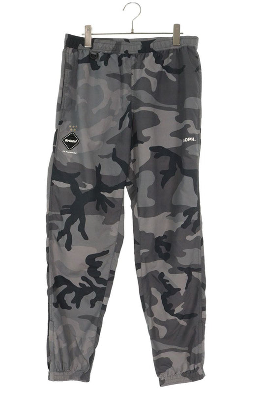 F.C.R.B. FCRB-200053 Gray Nylon Camo Track Pants Size 32