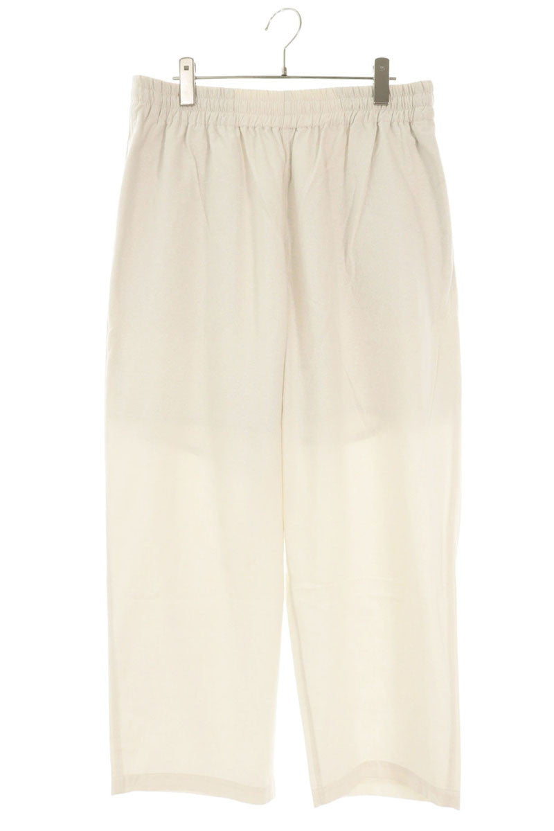 Graphpaper GM251-40048 White Rayon Silk Long Pants Size 30