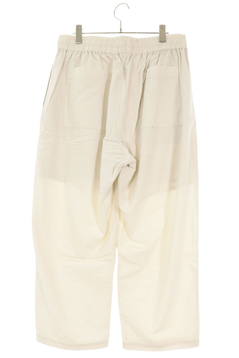 Graphpaper GM251-40048 White Rayon Silk Long Pants Size 30