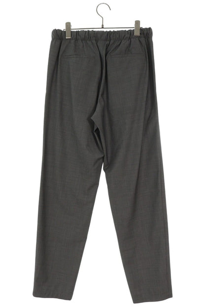 LOUISVUITTON Belted Wool Easy Slacks Gray Size 38