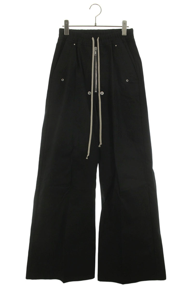 Rick Owens 26AW Wide Bela Cotton Blend Pants Black Size 32