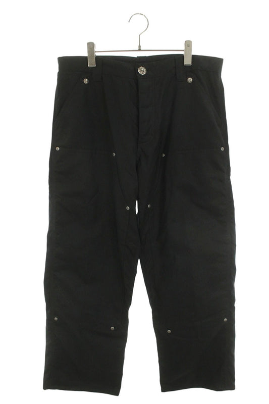 Chrome Hearts CARPENTER DOUBLE KNEE Oil Wash Pants Size 34
