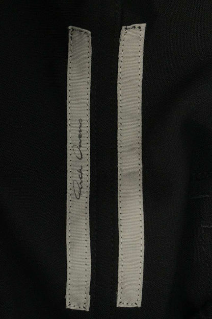 Rick Owens AW26 Black Wool WT Wide Bela Pants Size 46