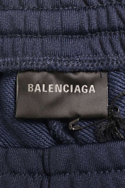 BALENCIAGA 23AW Low Waist Jersey Pants Navy Size M