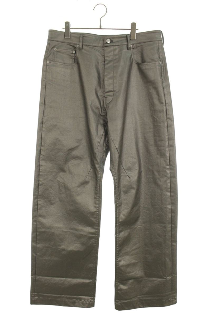 Rick Owens Silver Coated Geth Jeans Button Fly Size 33