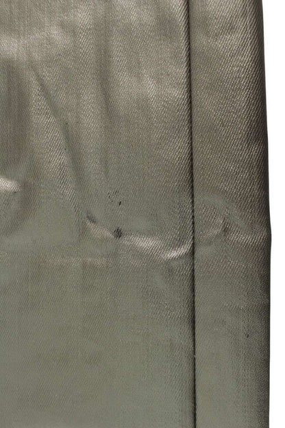 Rick Owens Silver Coated Geth Jeans Button Fly Size 33