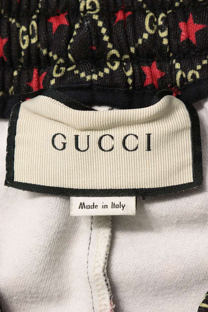 GUCCI 575735 XJBA6 Black GG Pattern Track Pants Size 30