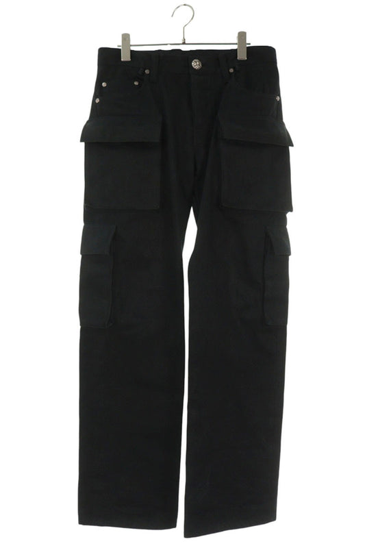 Chrome Hearts Cross Ball Button Fatigue Pants Black Size 30