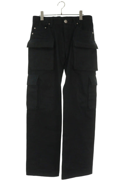 Chrome Hearts Cross Ball Button Fatigue Pants Black Size 30
