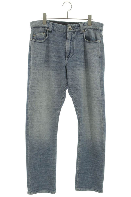 Chrome Hearts Cross Ball Button Denim Sweatpants Size 34