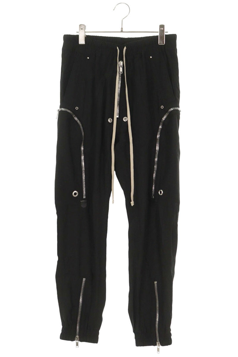 Rick Owens Y Bauhaus Cargo Pants Black Viscose Size 50