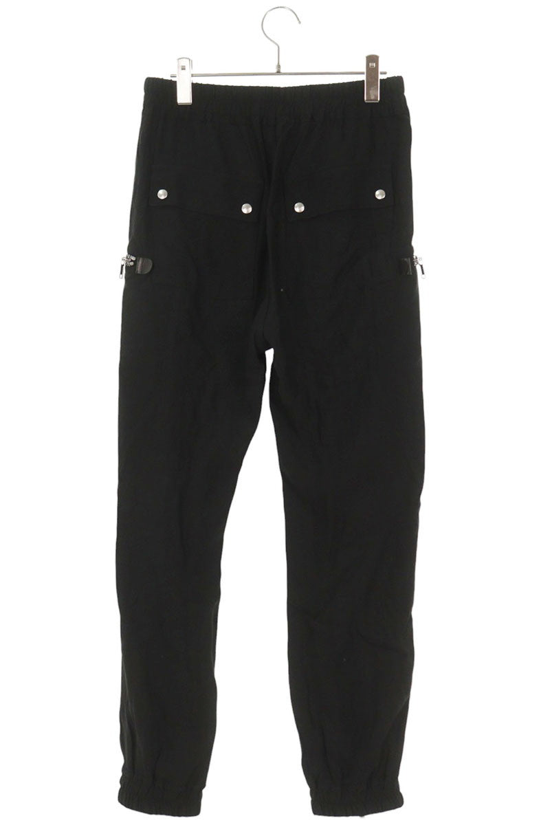 Rick Owens Y Bauhaus Cargo Pants Black Viscose Size 50