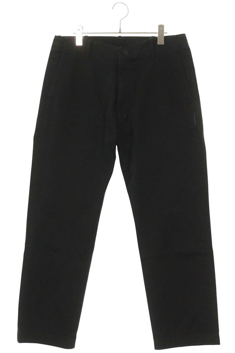 SEQUEL Distressed Repair Chino Pants Black Size 32
