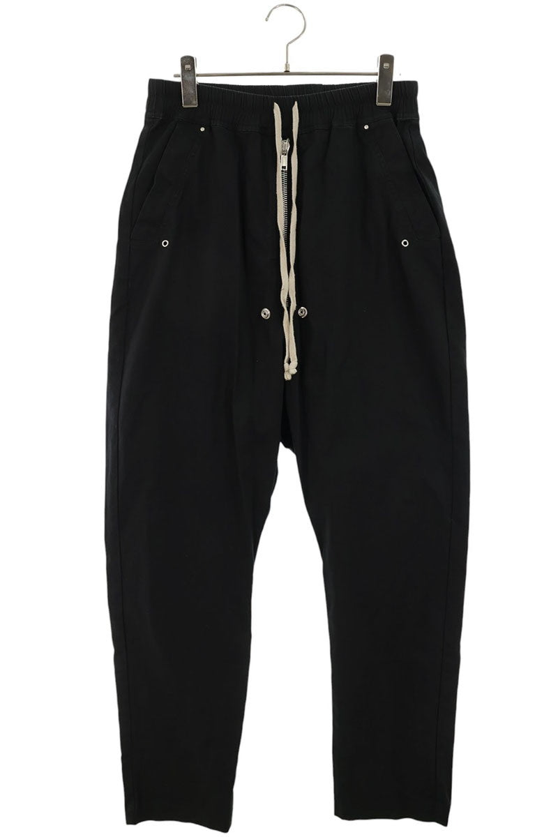 Rick Owens 25AW BELA Cotton Blend Pants Black Size 46