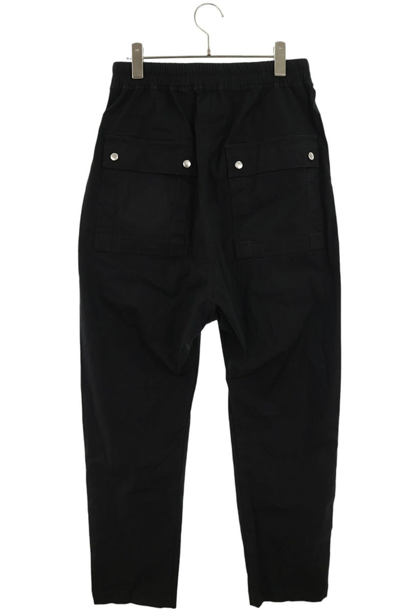 Rick Owens 25AW BELA Cotton Blend Pants Black Size 46