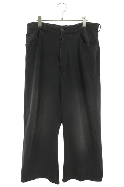 BALENCIAGA Dark Gray Baggy Cotton Sweatpants Size XXS