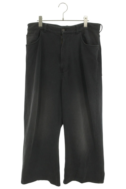 BALENCIAGA Dark Gray Baggy Cotton Sweatpants Size XXS