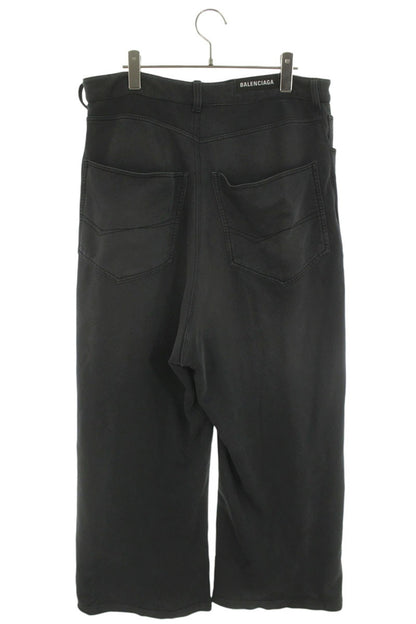 BALENCIAGA Dark Gray Baggy Cotton Sweatpants Size XXS
