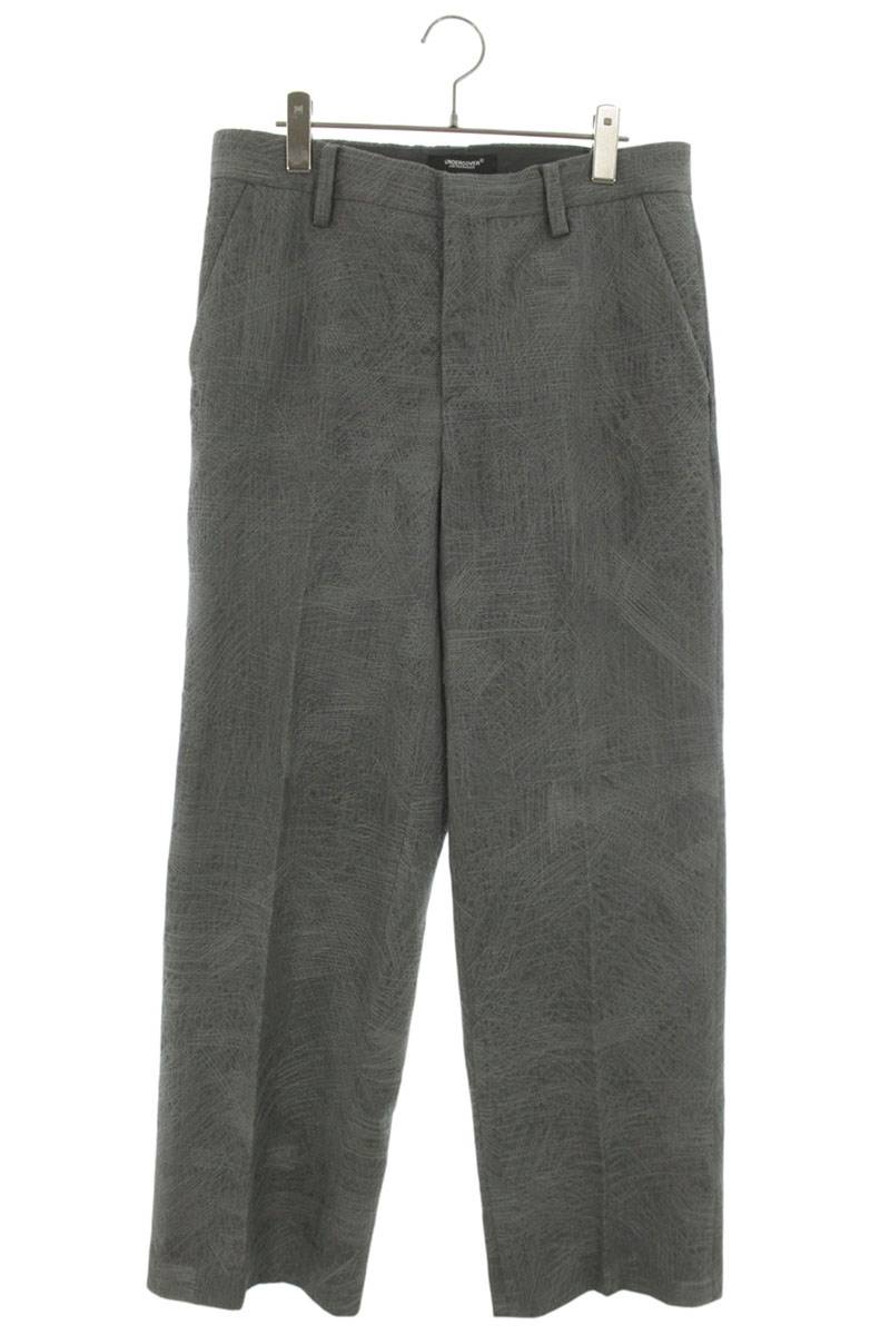 UNDERCOVER 18AW Wool Random Stitch Pants Size 2