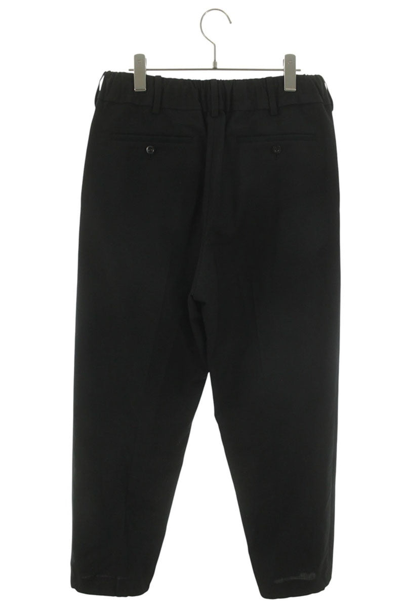 Sacai Poly Wool Drawstring Slacks Black Size 1