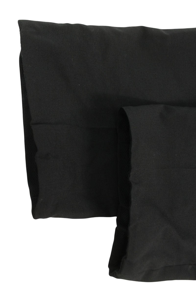 Sacai Poly Wool Drawstring Slacks Black Size 1