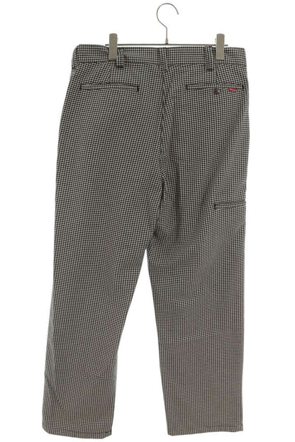 SUPREME 25SS Houndstooth Work Pant Gray Size 30