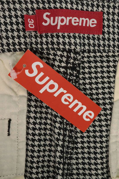 SUPREME 25SS Houndstooth Work Pant Gray Size 30
