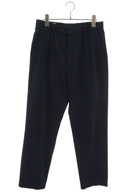 GUCCI GG Logo Patch Slacks Navy Blue Size 33