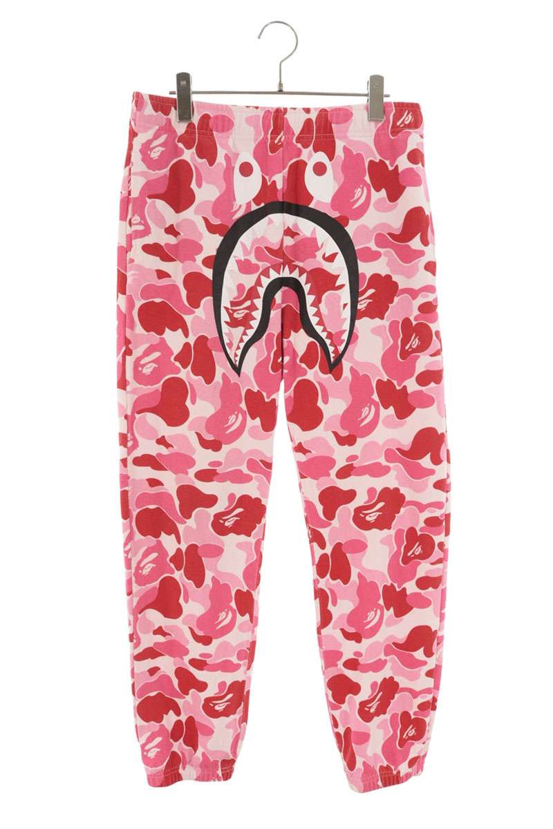 A BATHING APE All-Over Shark Print Sweatpants Size 34