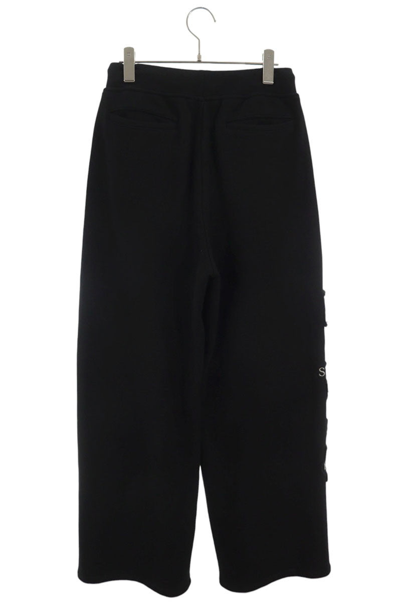 ALICE HOLLYWOOD Patchwork Cotton Sweatpants Black Size 30