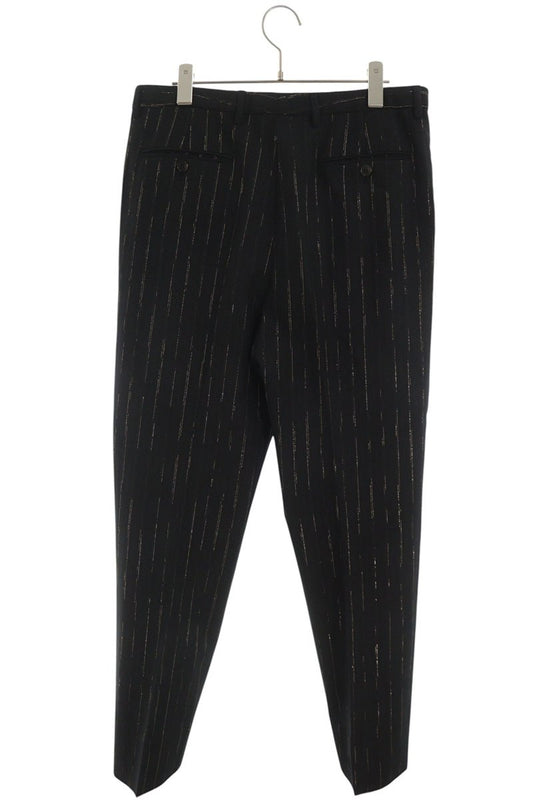 SAINT LAURENT PARIS Wool Pinstripe 1-Pleat Slacks Size 48