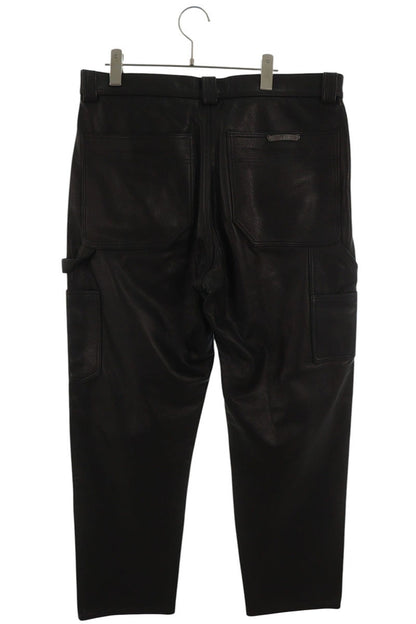 Chrome Hearts LTHR PANTS Flare Knee Leather Pants Size 34