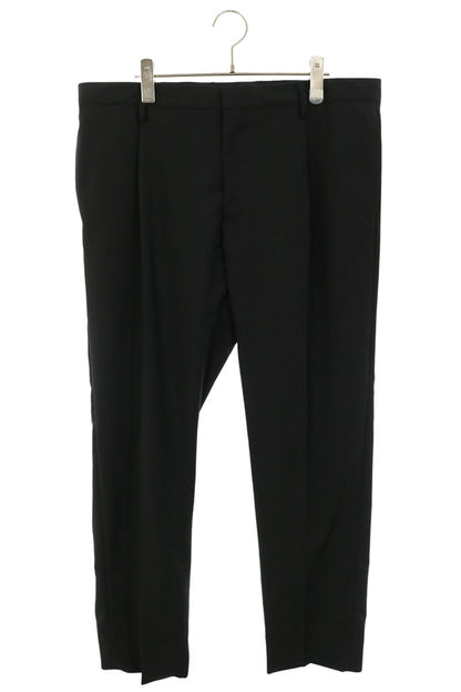 VALENTINO Mid-Rise Wool Mohair Slacks Black Size 36