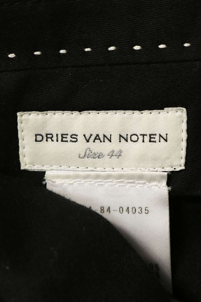 DRIES VAN NOTEN 18AW Wool Blend Check Pants Size 44