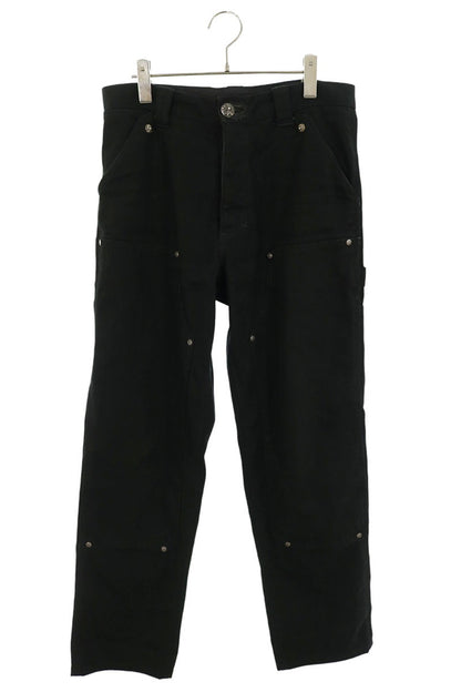 Chrome Hearts CARPENTER DOUBLE KNEE Black Pants Size 30