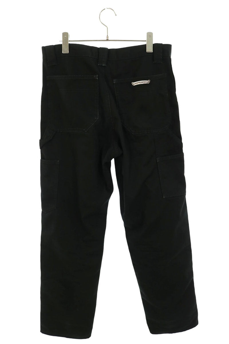 Chrome Hearts CARPENTER DOUBLE KNEE Black Pants Size 30
