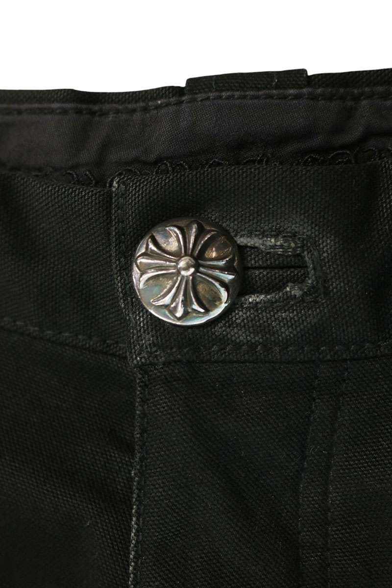Chrome Hearts CARPENTER DOUBLE KNEE Black Pants Size 30