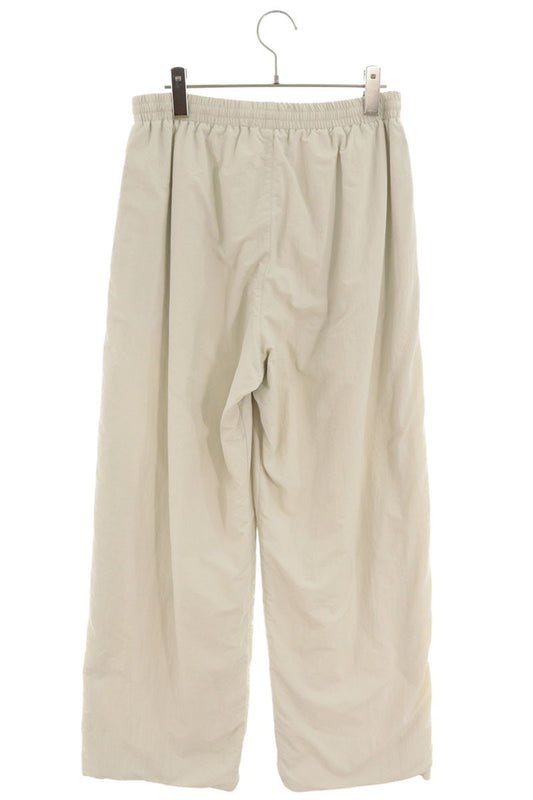 BALENCIAGA Logo Embroidered Nylon Pants White Size S