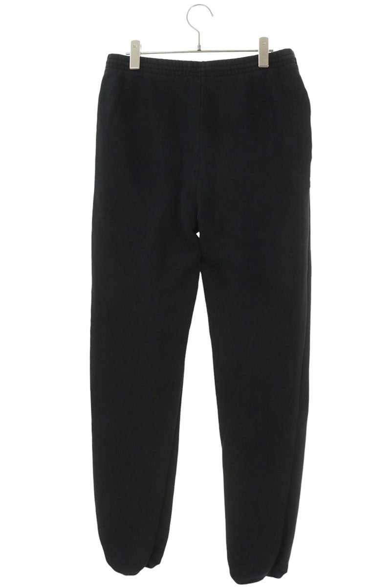 BALENCIAGA Logo Print Sweatpants Black Size 28