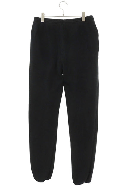 BALENCIAGA Logo Print Sweatpants Black Size 28