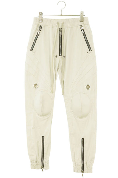 Rick Owens Biker Jogger Cotton Blend Pants White Size 33